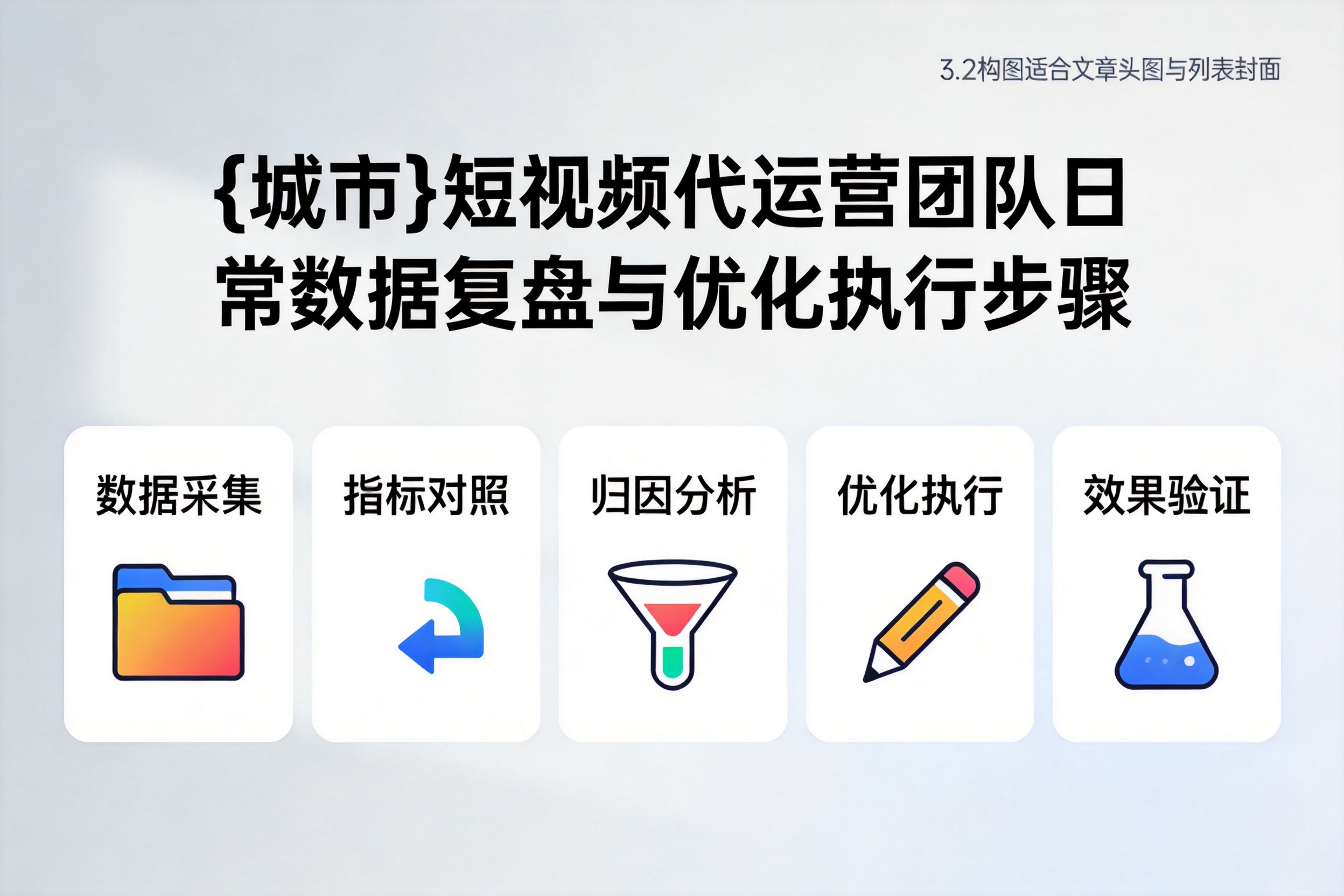 万宁短视频代运营团队日常数据复盘与优化执行步骤